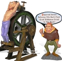 VINTAGE Weird-Ohs Medieval Torture: Wheel Rack from Hawk 