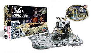 First Lunar Landing kit and box 