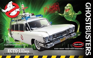 Ecto 1 with Slimer 
